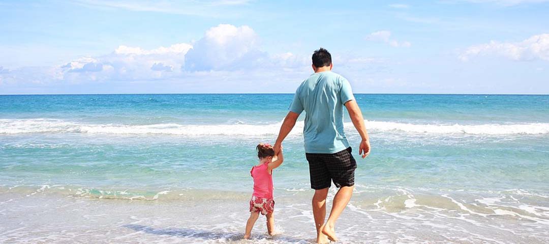 niños en vacaciones