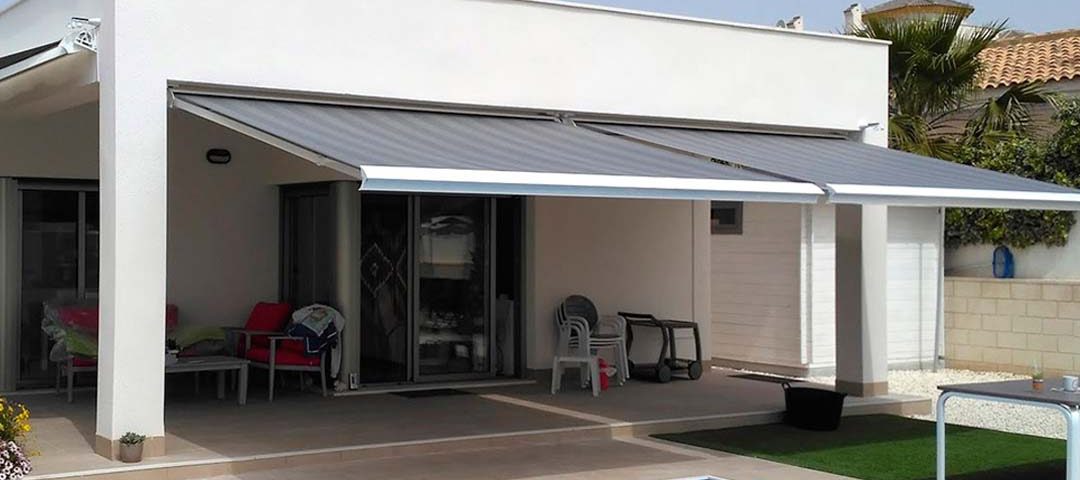 toldo en invierno - awning in winter